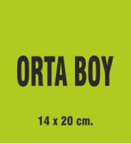 ORTA BOY 14X20 CM