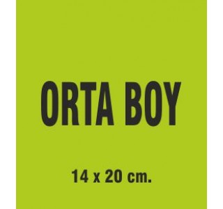 ORTA BOY 14X20 CM