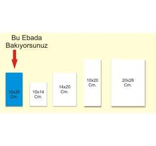 ADİSYON TİPİ UZUN 9x20 CM