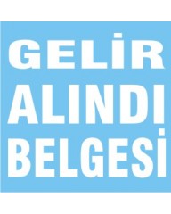 GELİR ALINDI BELGESİ